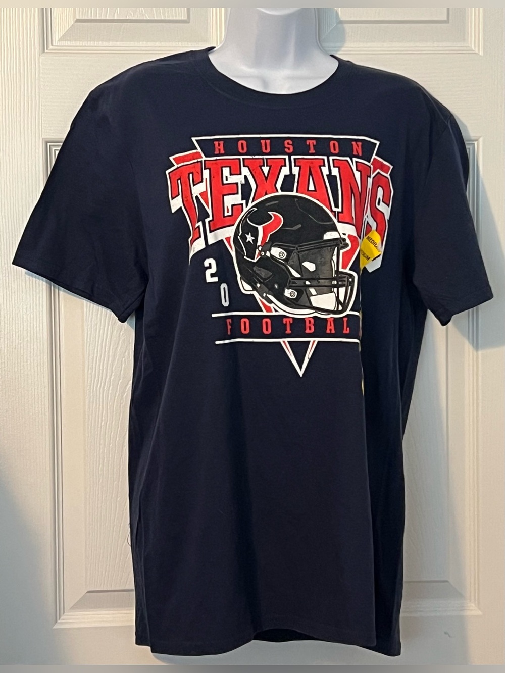 NFL Houston Texans Navy Women’s Short Sleeve Graphic Tee Size Medium NWT